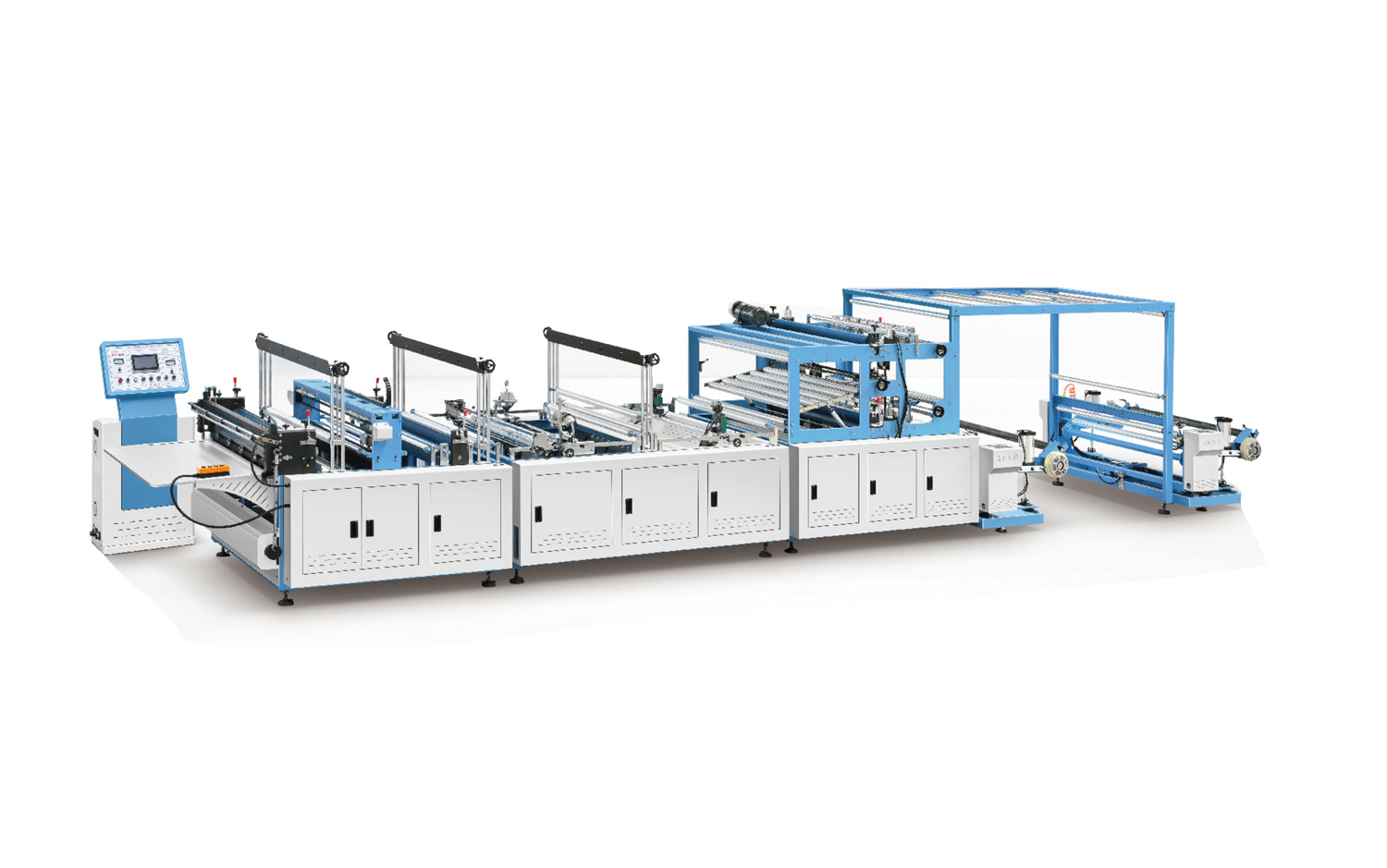 ZXL-1300雙放料無紡布制袋機(香蕉套袋、衛(wèi)浴潔具套袋、沙發(fā)套袋)